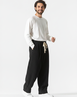 Men's Corduroy Trousers | Drawstring Relaxed Fit Casual Wear