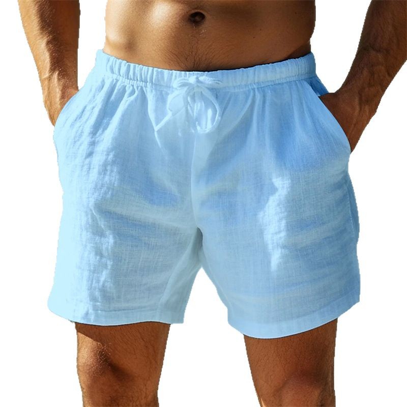 Dylan Short Homme en Cotton – Breathable Design with Loose Fit & Mid-Thigh Summer Length - Image 4