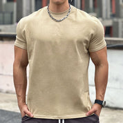 Liam Sport T-Shirt Men – Loose Cotton Short Sleeve T-Shirt with Breathable Design - Image 4