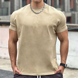 Men's Plain T Shirt | Crew Neck Short Sleeve Everyday Wear