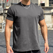 Liam Sport T-Shirt Men – Loose Cotton Short Sleeve T-Shirt with Breathable Design - Image 6