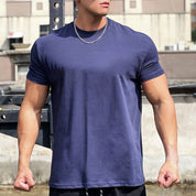 Liam Sport T-Shirt Men – Loose Cotton Short Sleeve T-Shirt with Breathable Design - Image 9