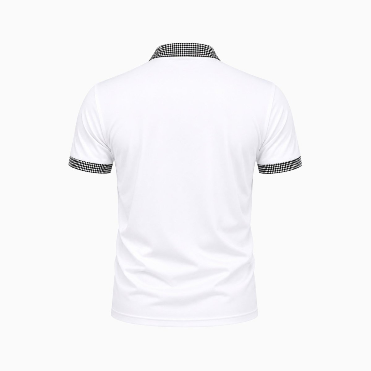 Men Polo Shirt | Contrast Trim Short Sleeve Casual Wear-Men Polo Shirt-Homefinn