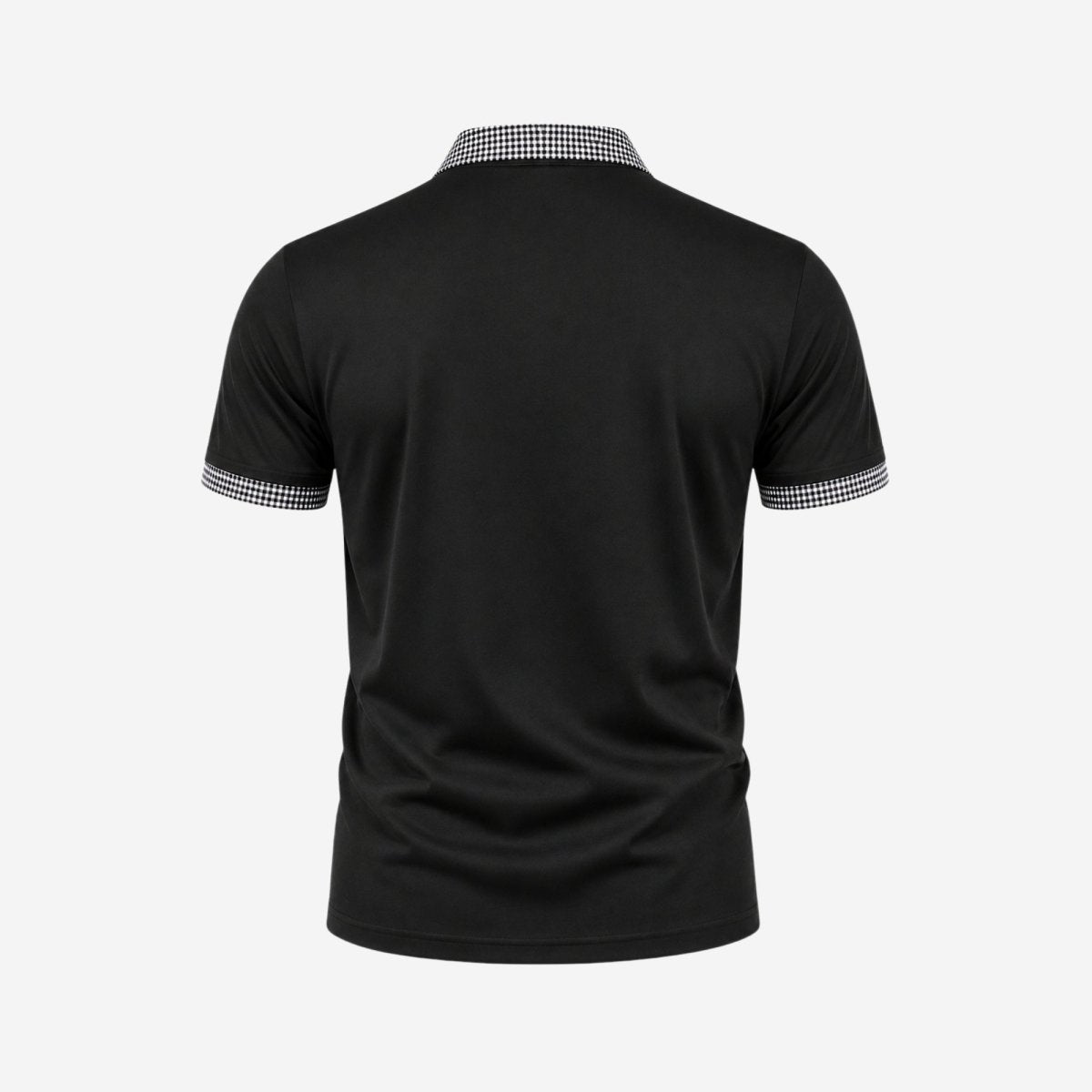 Men Polo Shirt | Contrast Trim Short Sleeve Casual Wear-Men Polo Shirt-Homefinn