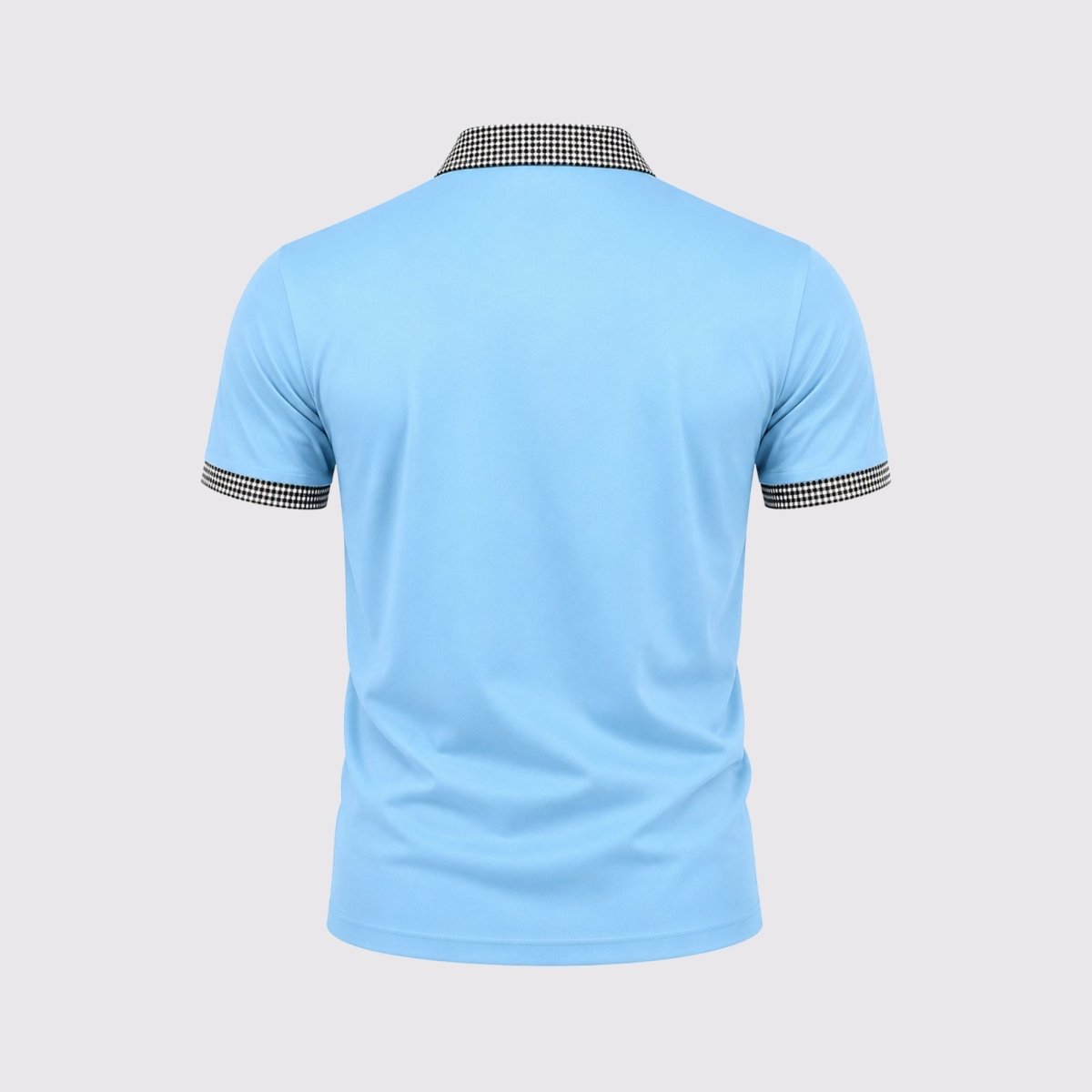 Men Polo Shirt | Contrast Trim Short Sleeve Casual Wear-Men Polo Shirt-Homefinn