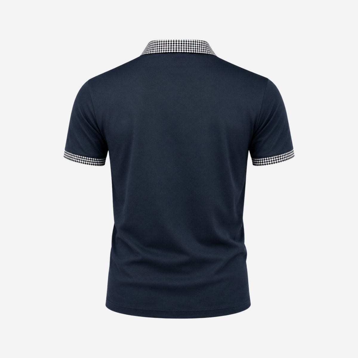 Men Polo Shirt | Contrast Trim Short Sleeve Casual Wear-Men Polo Shirt-Homefinn