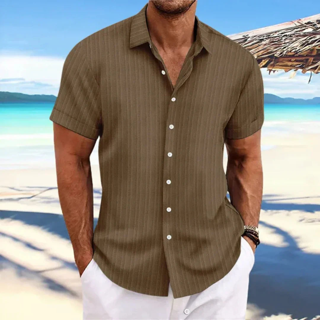 Luke Men's Shirt – Classic Short Sleeve Shirt with Modern Fit for a Casual Summer Look - Image 11