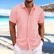 Luke Men's Shirt – Classic Short Sleeve Shirt with Modern Fit for a Casual Summer Look - Image 2