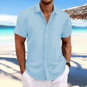 Luke Men's Shirt – Classic Short Sleeve Shirt with Modern Fit for a Casual Summer Look - Image 3