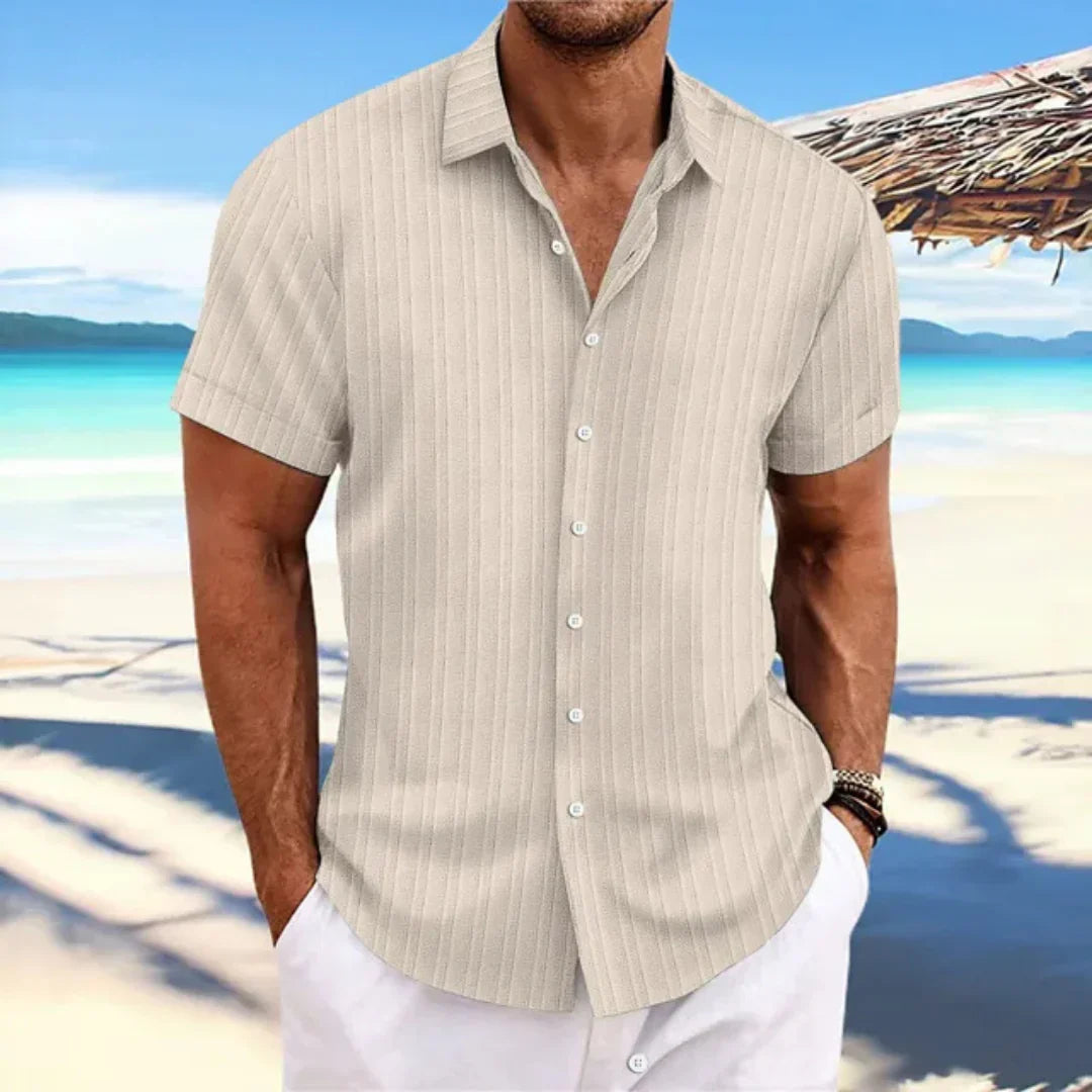 Luke Men's Shirt – Classic Short Sleeve Shirt with Modern Fit for a Casual Summer Look - Image 4