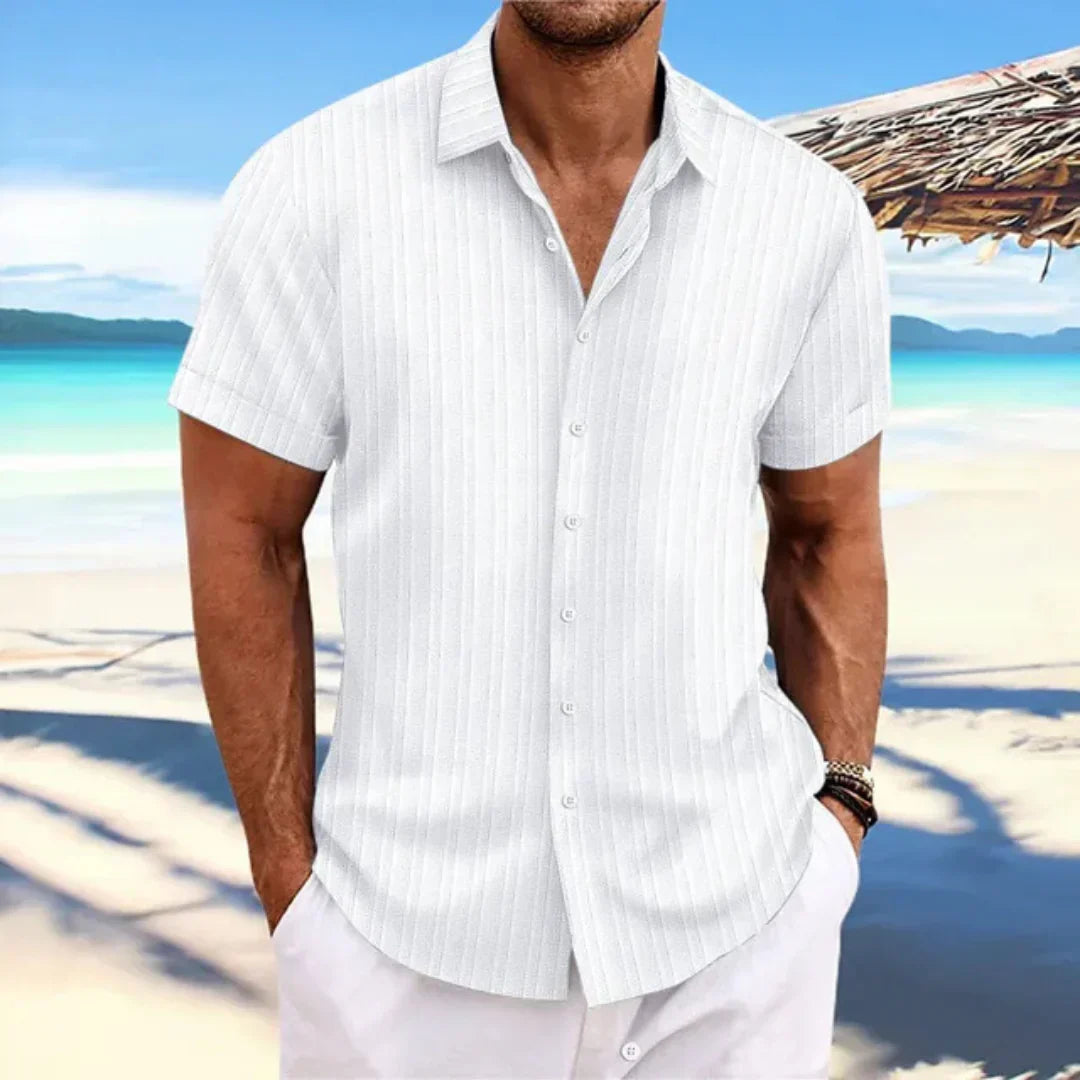 Luke Men's Shirt – Classic Short Sleeve Shirt with Modern Fit for a Casual Summer Look - Image 5