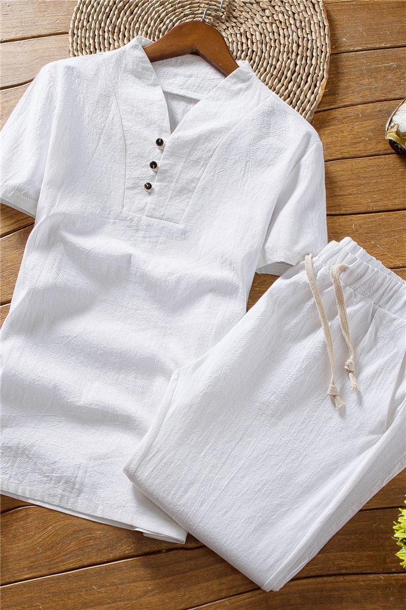 Men's 2-Pieces Set | Lounge Co-Ord Set-Men Outfit Set-Homefinn