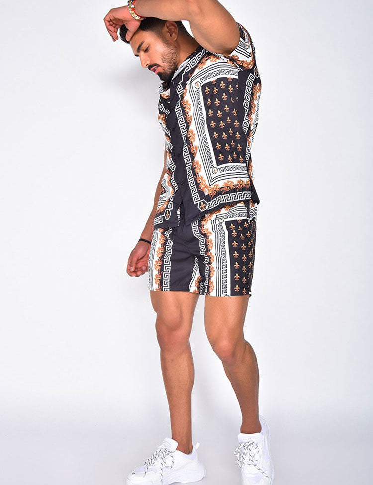 Mens Beach Outfit | Resort Wear For Men-Men Outfit Set-Homefinn