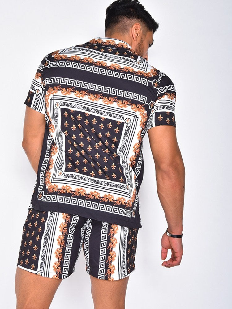 Mens Beach Outfit | Resort Wear For Men-Men Outfit Set-Homefinn