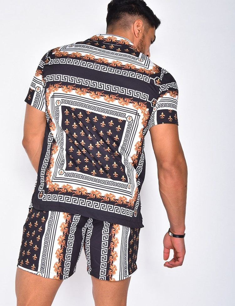 Mens Beach Outfit | Resort Wear For Men-Men Outfit Set-Homefinn