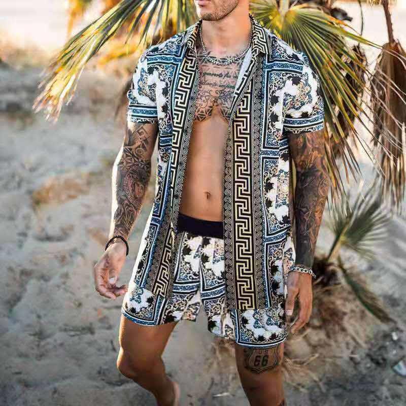 Mens Beach Outfit | Resort Wear For Men-Men Outfit Set-Homefinn