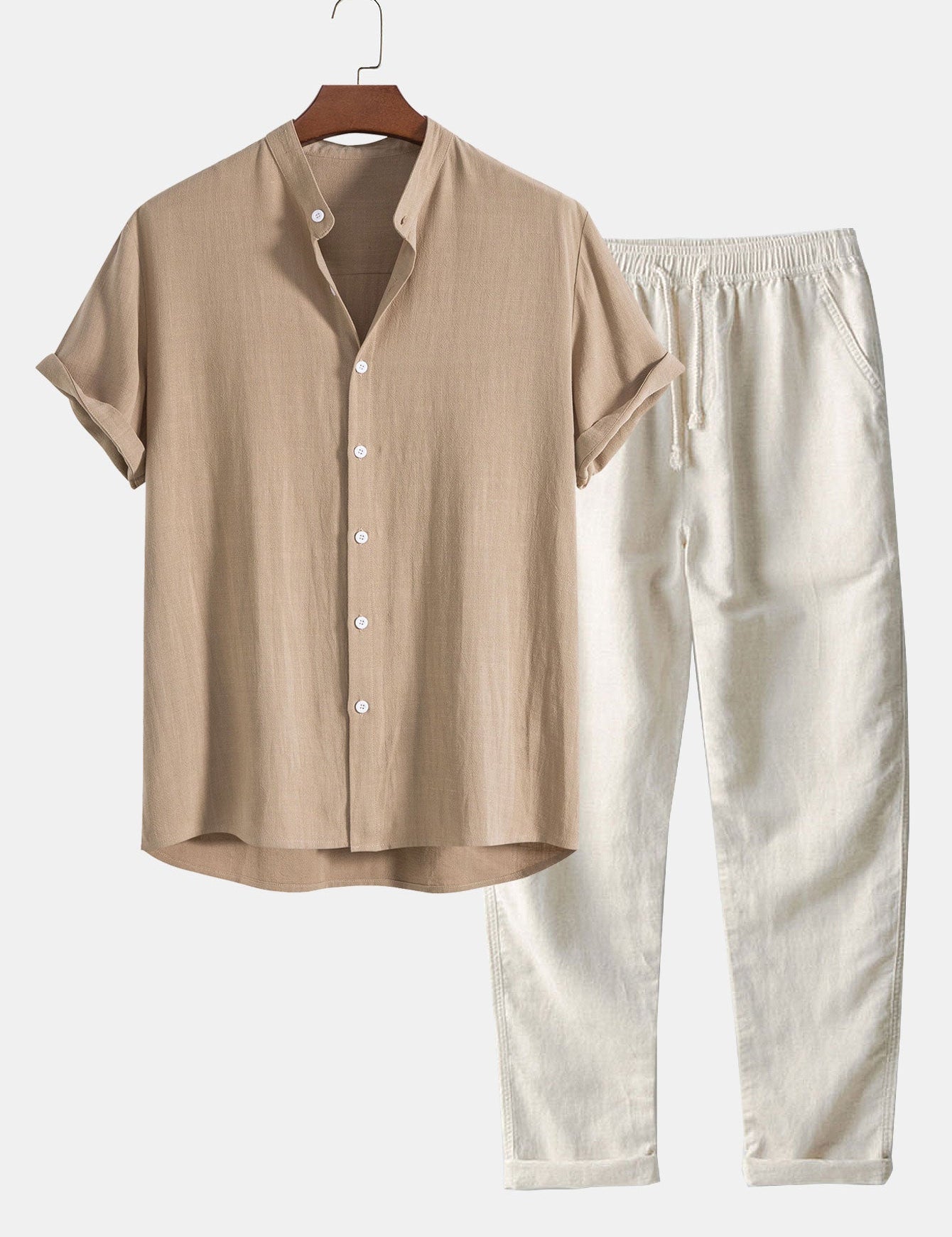mens-casual-plain-shirt-trousers-set-button-front-drawstring-01.jpg