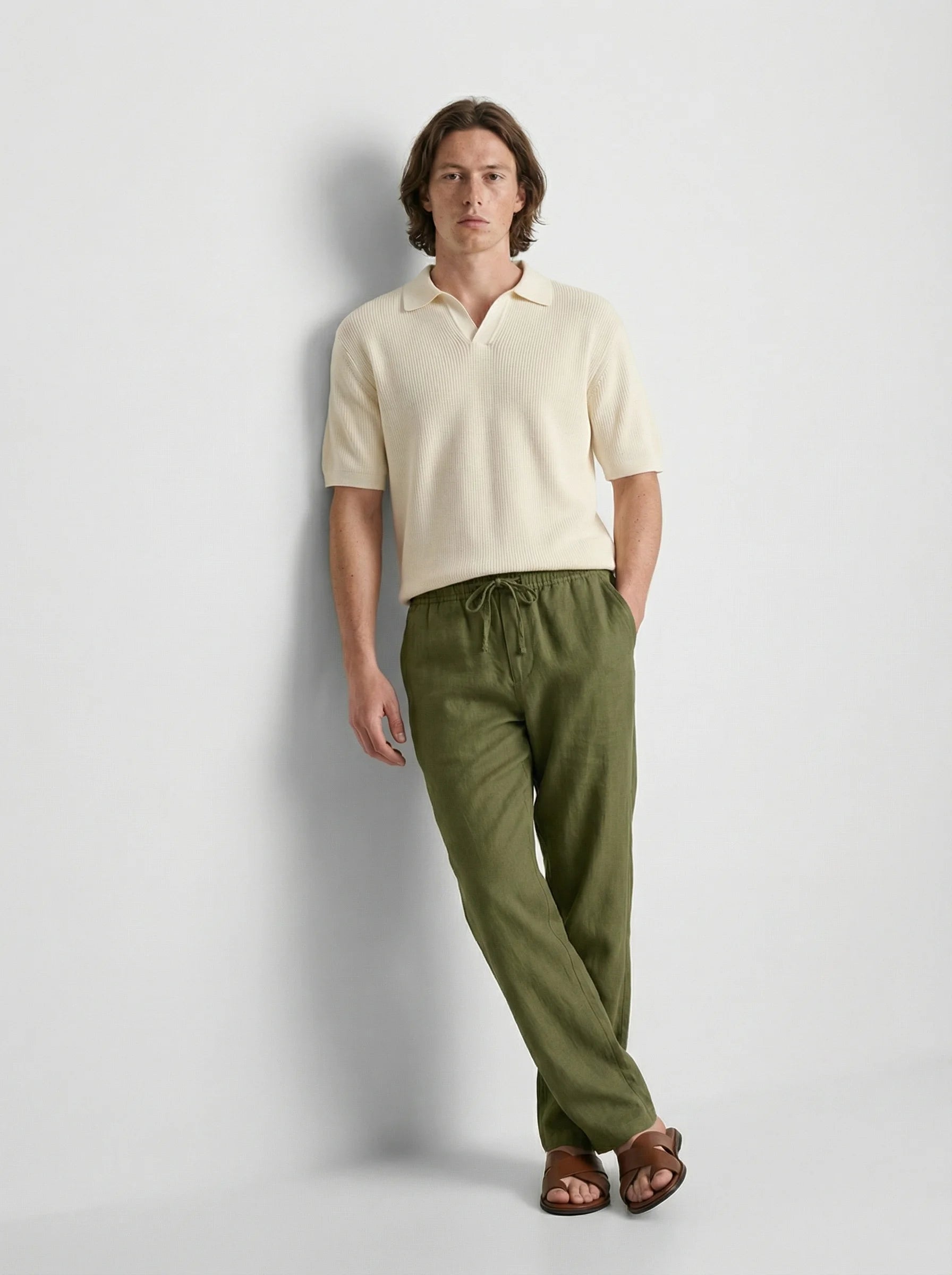 Men's Chino Pants | Relaxed Fit Pants-Men Pants-Homefinn