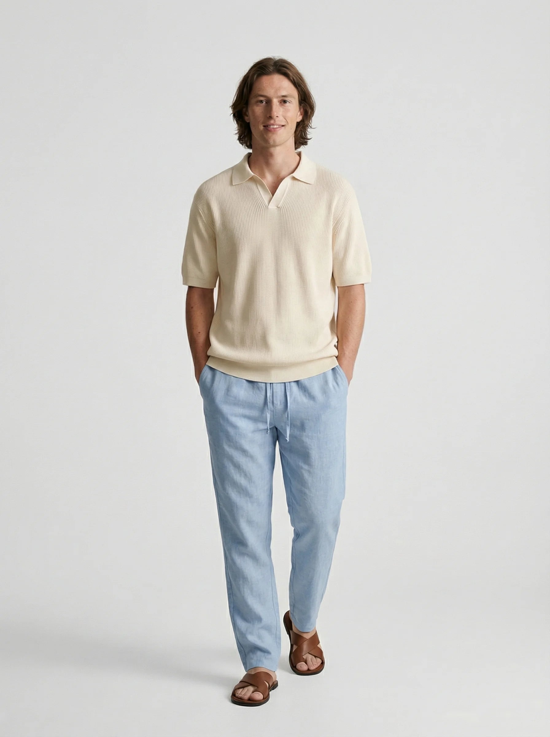 Men's Chino Pants | Relaxed Fit Pants-Men Pants-Homefinn