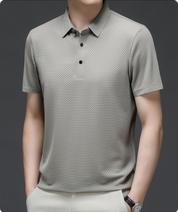 Men Polo Shirt | Men's Casual Button Top-Men Polo Shirt-Homefinn