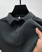 Men Polo Shirt | Men's Casual Button Top-Men Polo Shirt-Homefinn