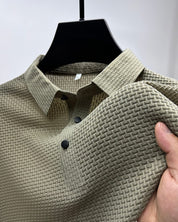 Men Polo Shirt | Men's Casual Button Top-Men Polo Shirt-Homefinn