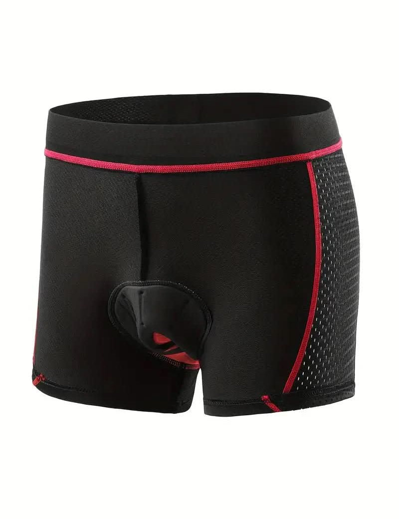 Men's Solid Cycling Shorts | Integrated Seat Padding Long Distance Riding-Men Cycling Shorts-Homefinn