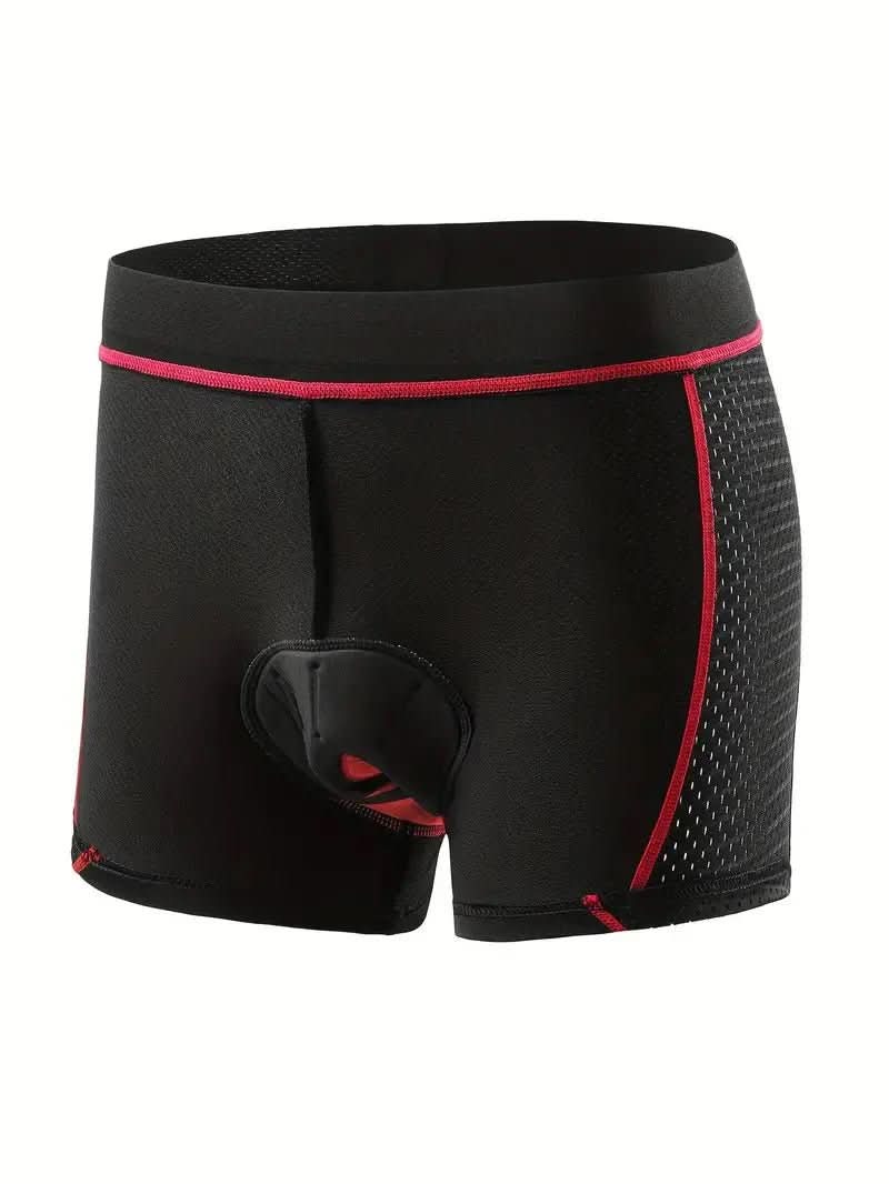 Men's Solid Cycling Shorts | Integrated Seat Padding Long Distance Riding-Men Cycling Shorts-Homefinn