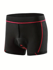 Men's Solid Cycling Shorts | Integrated Seat Padding Long Distance Riding-Men Cycling Shorts-Homefinn