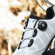Men's Solid Mountain Bike Shoes | Dial Closure Cleat Compatible Trail Riding-Men Shoes-Homefinn