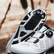 Men's Solid Mountain Bike Shoes | Dial Closure Cleat Compatible Trail Riding-Men Shoes-Homefinn