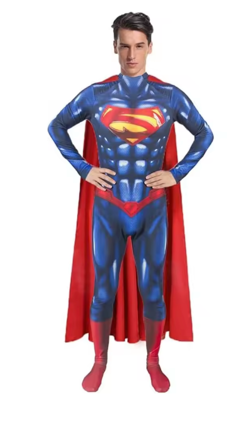 Men's Hero Costume Set | Hooded Character Dress Up