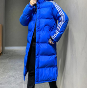 Men's Puffer Coat | Hooded Long Winter Jacket-Men Coat-Homefinn