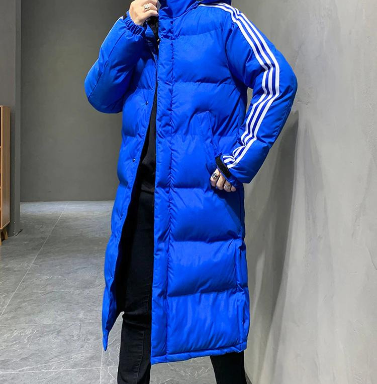 Men's Puffer Coat | Hooded Long Winter Jacket-Men Coat-Homefinn
