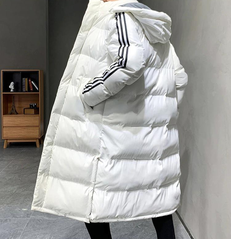 Men's Puffer Coat | Hooded Long Winter Jacket-Men Coat-Homefinn