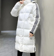 Men's Puffer Coat | Hooded Long Winter Jacket-Men Coat-Homefinn