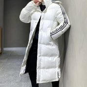 Men's Puffer Coat | Hooded Long Winter Jacket-Men Coat-Homefinn