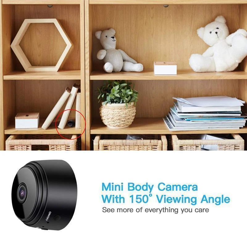 Mini WiFi Security Camera | HD Wireless Camera-Camera-Homefinn