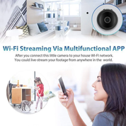 Mini WiFi Security Camera | HD Wireless Camera-Camera-Homefinn