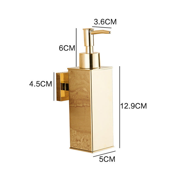 Modern Plain Soap Dispenser | Wall Mounted Pump Bathroom Use-Soap Dispenser-Homefinn