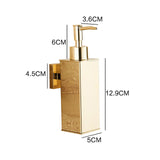 Modern Plain Soap Dispenser | Wall Mounted Pump Bathroom Use