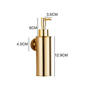 Modern Plain Soap Dispenser | Wall Mounted Pump Bathroom Use-Soap Dispenser-Homefinn