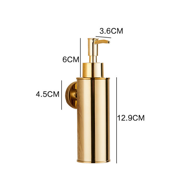 Modern Plain Soap Dispenser | Wall Mounted Pump Bathroom Use-Soap Dispenser-Homefinn