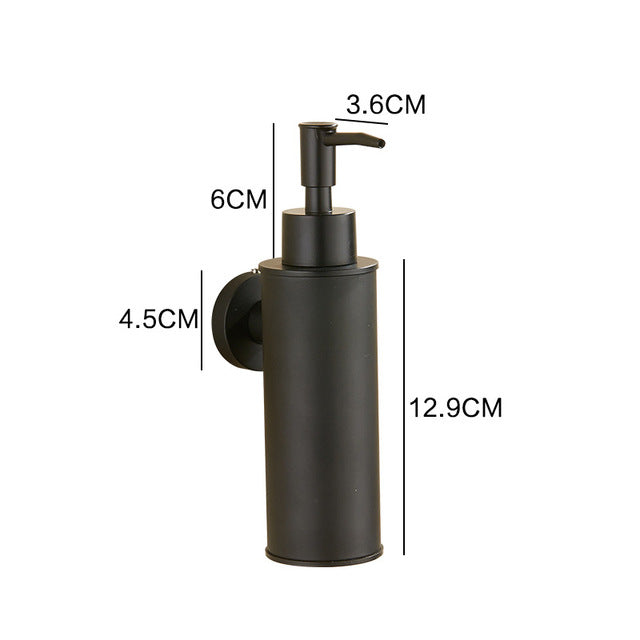 Modern Plain Soap Dispenser | Wall Mounted Pump Bathroom Use-Soap Dispenser-Homefinn