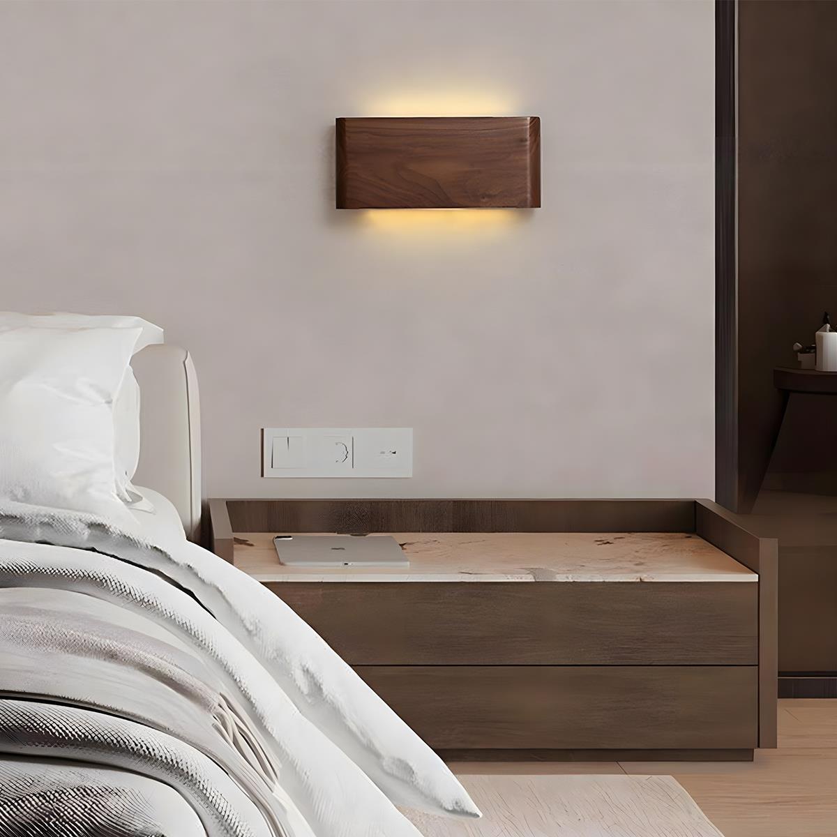 Wall Light | Wood Wall Sconce-Wall Light-Homefinn