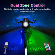 Motorcycle LED Light Kit | App Controlled RGB Lighting-Motorcycle Light-Homefinn