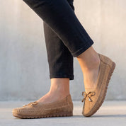 Freya | Orthopedic Loafers Slip-On Perforated Bow Women's Comfort