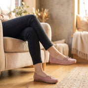 Freya | Orthopedic Loafers Slip-On Perforated Bow Women's Comfort - Image 2