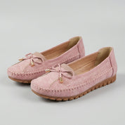 Freya | Orthopedic Loafers Slip-On Perforated Bow Women's Comfort - Image 6
