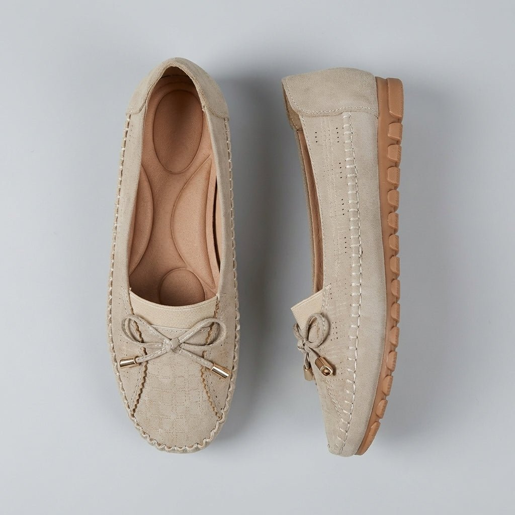 Freya | Orthopedic Loafers Slip-On Perforated Bow Women's Comfort - Image 8
